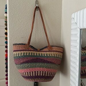Raffia Market Bag